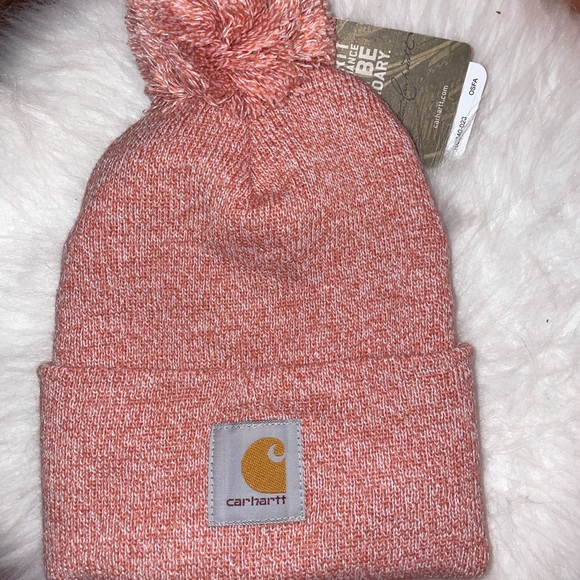 Carhartt Other - Coral Carhartt beanie